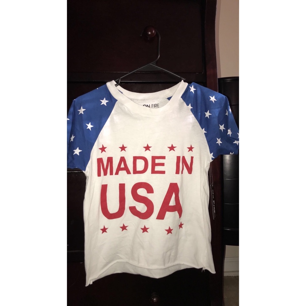 On Fire short sleeve tee